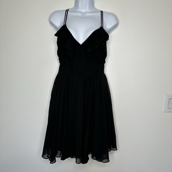 Guess Babydoll Mini Dress Sz 9 Whimsigoth Y2K - Picture 1 of 11